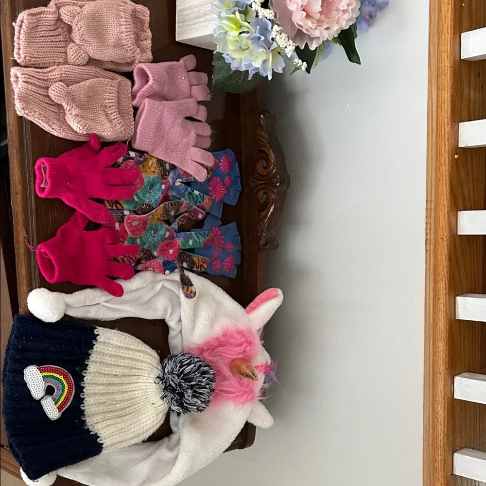 GAP Kids Mittens Set - Pink, Red, Multicolor